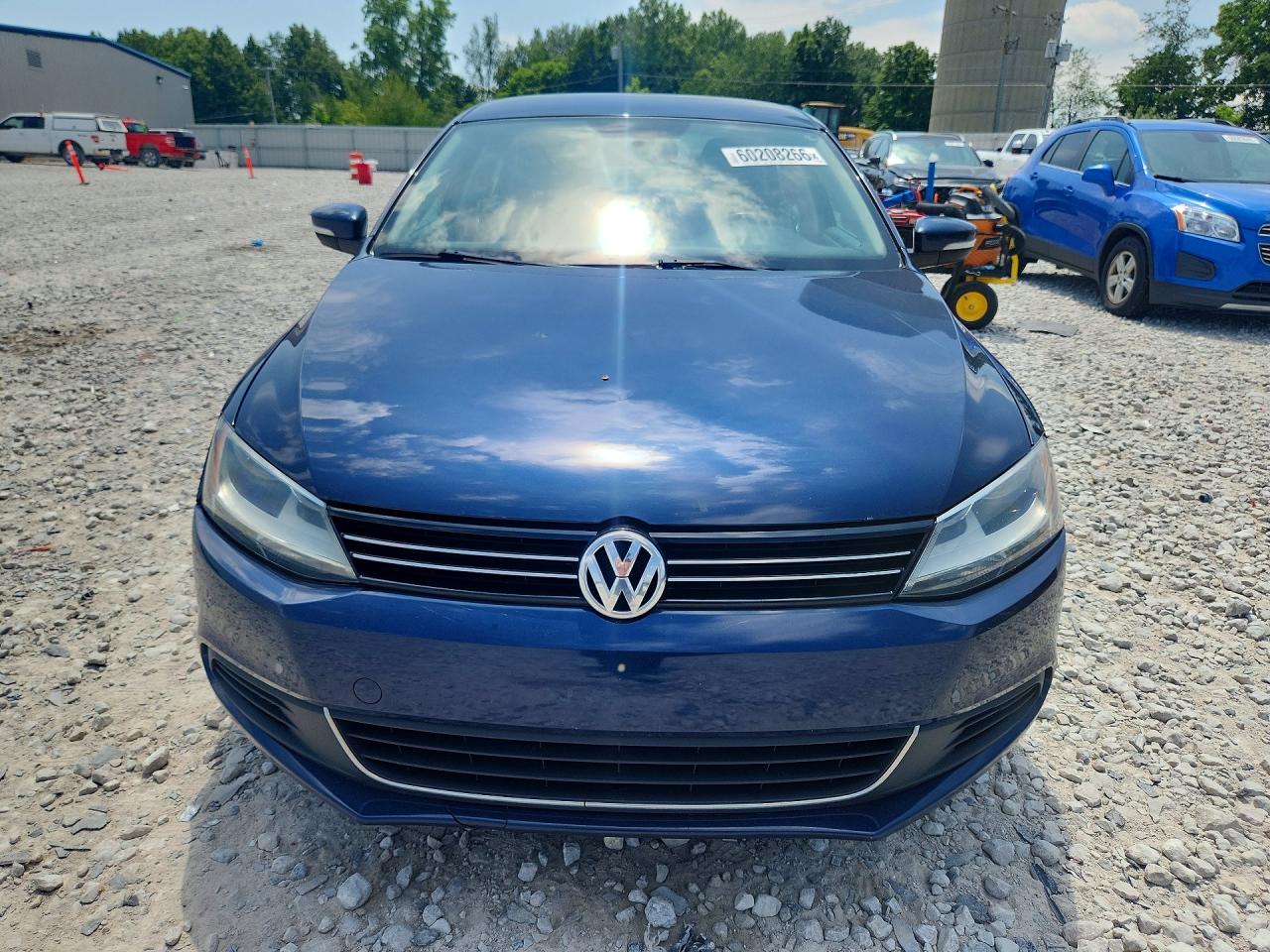 2013 Volkswagen Jetta Se Blue vin: 3VWDX7AJ5DM392082