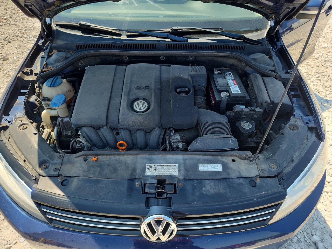 2013 Volkswagen Jetta Se Blue vin: 3VWDX7AJ5DM392082