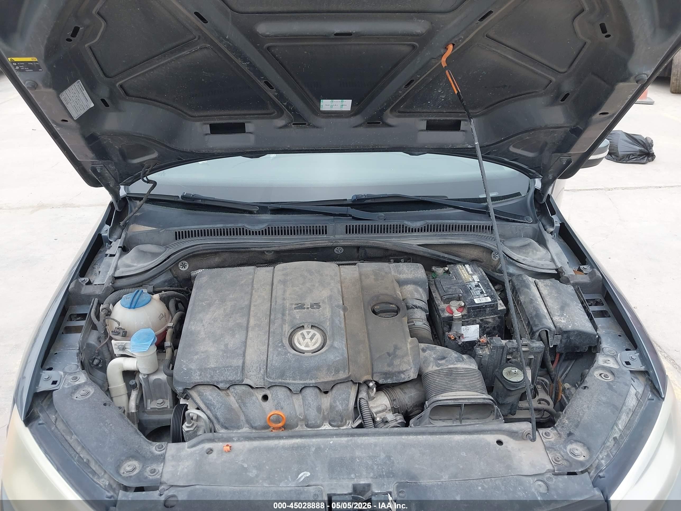 2013 Volkswagen Jetta 2.5l Se Gray vin: 3VWDX7AJ5DM436968