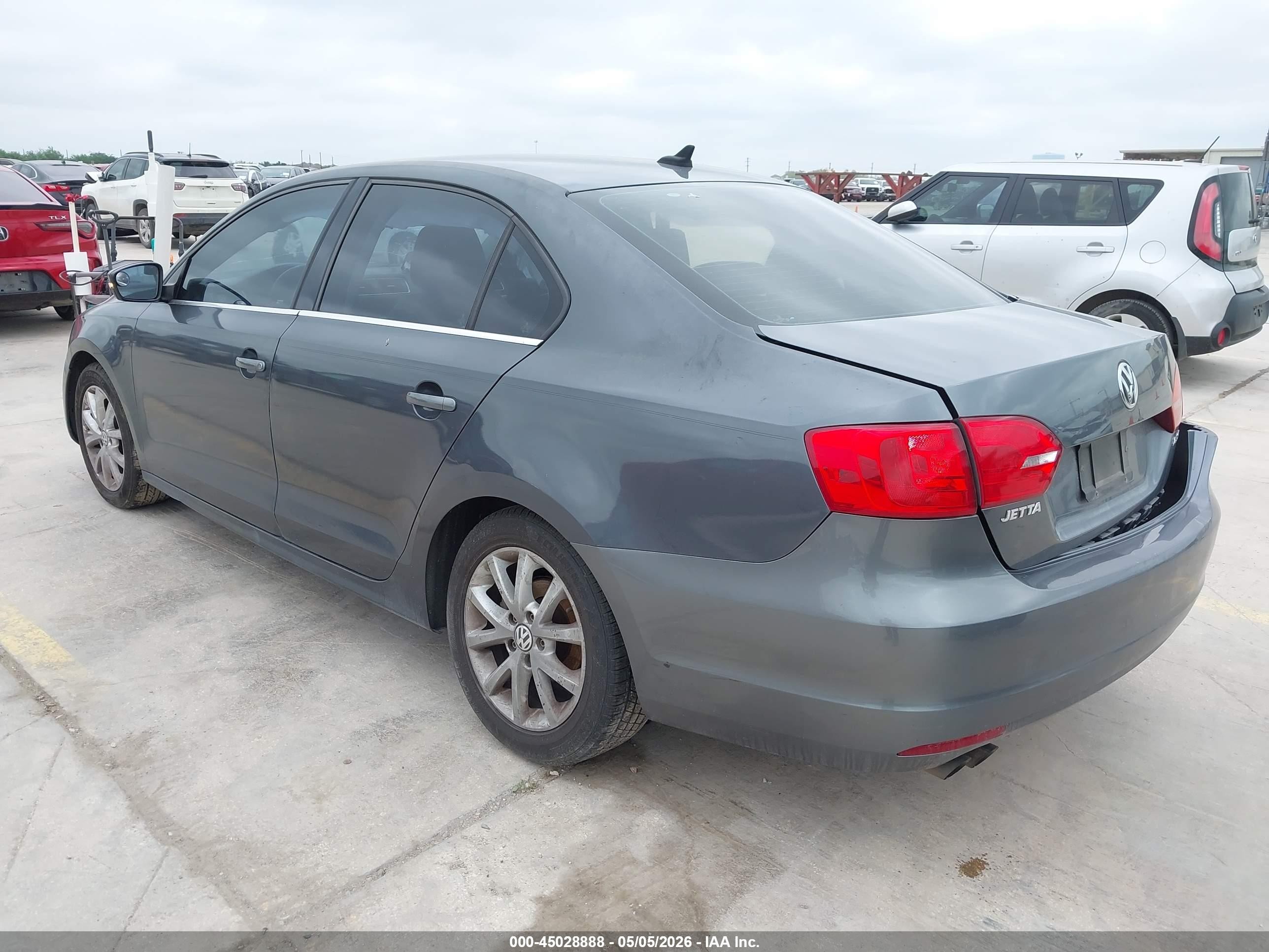 2013 Volkswagen Jetta 2.5l Se Gray vin: 3VWDX7AJ5DM436968