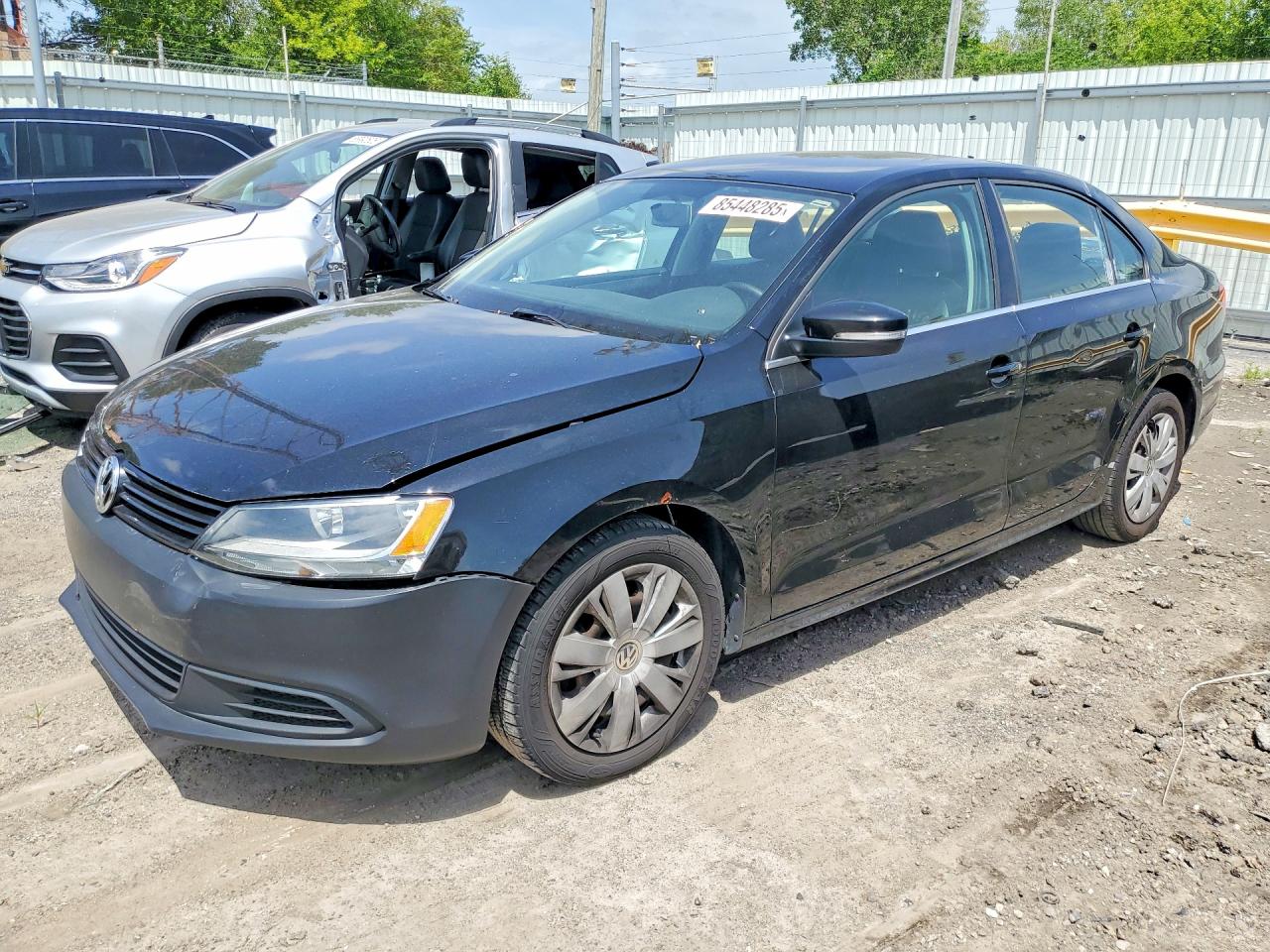 2013 Volkswagen Jetta Se Black vin: 3VWDX7AJ5DM441863