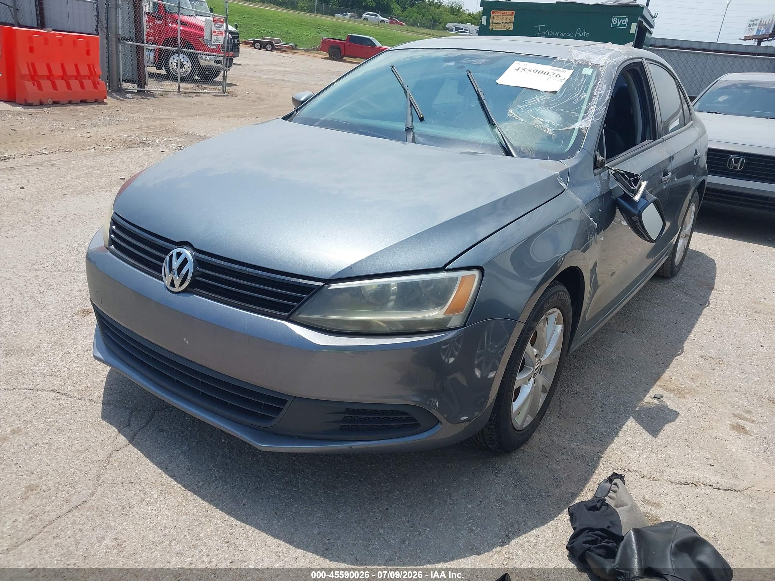 2011 Volkswagen Jetta 2.5l Se Gray vin: 3VWDX7AJ6BM330056