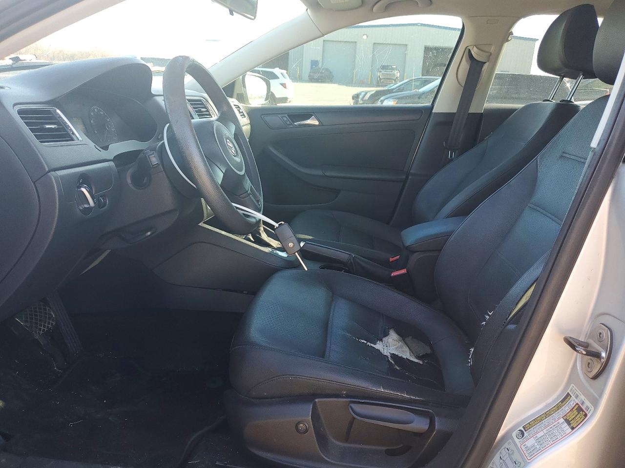 2011 Volkswagen Jetta Se White vin: 3VWDX7AJ6BM336066