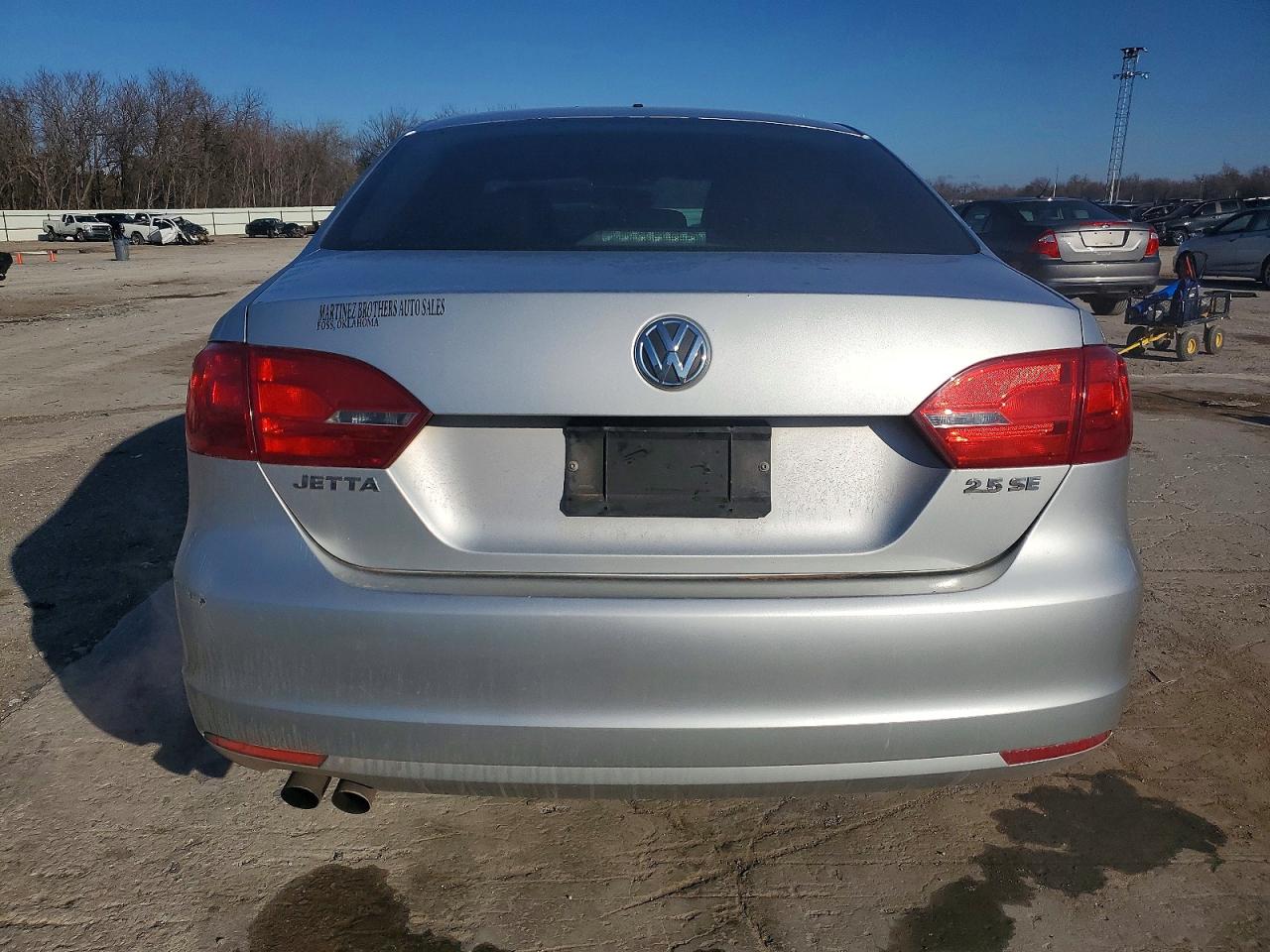 2011 Volkswagen Jetta Se White vin: 3VWDX7AJ6BM336066