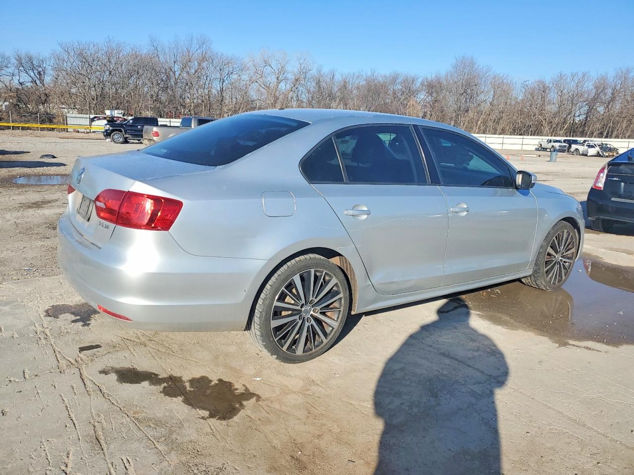 2011 Volkswagen Jetta Se White vin: 3VWDX7AJ6BM336066