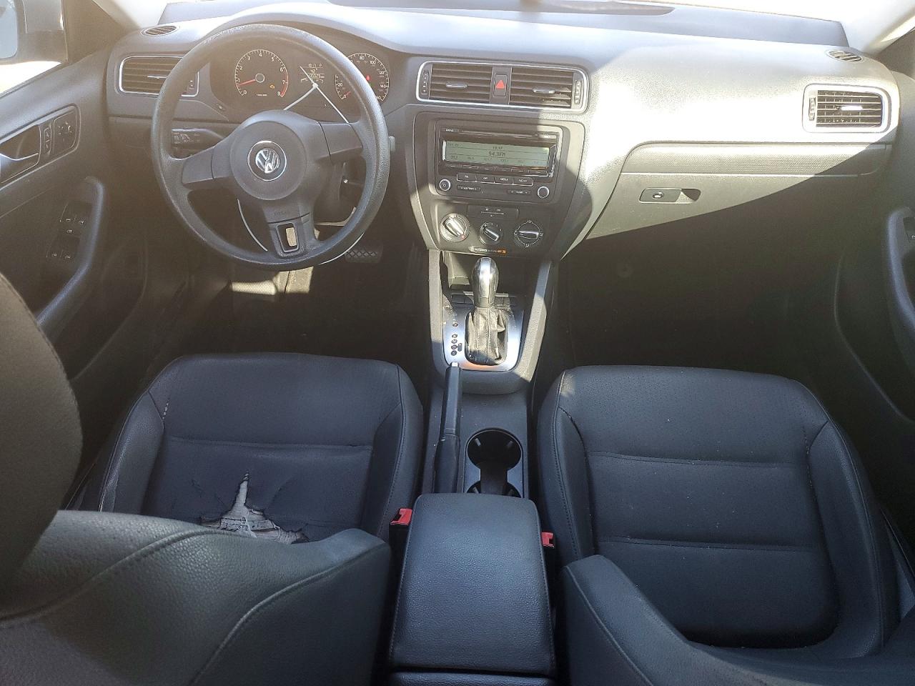 2011 Volkswagen Jetta Se White vin: 3VWDX7AJ6BM336066