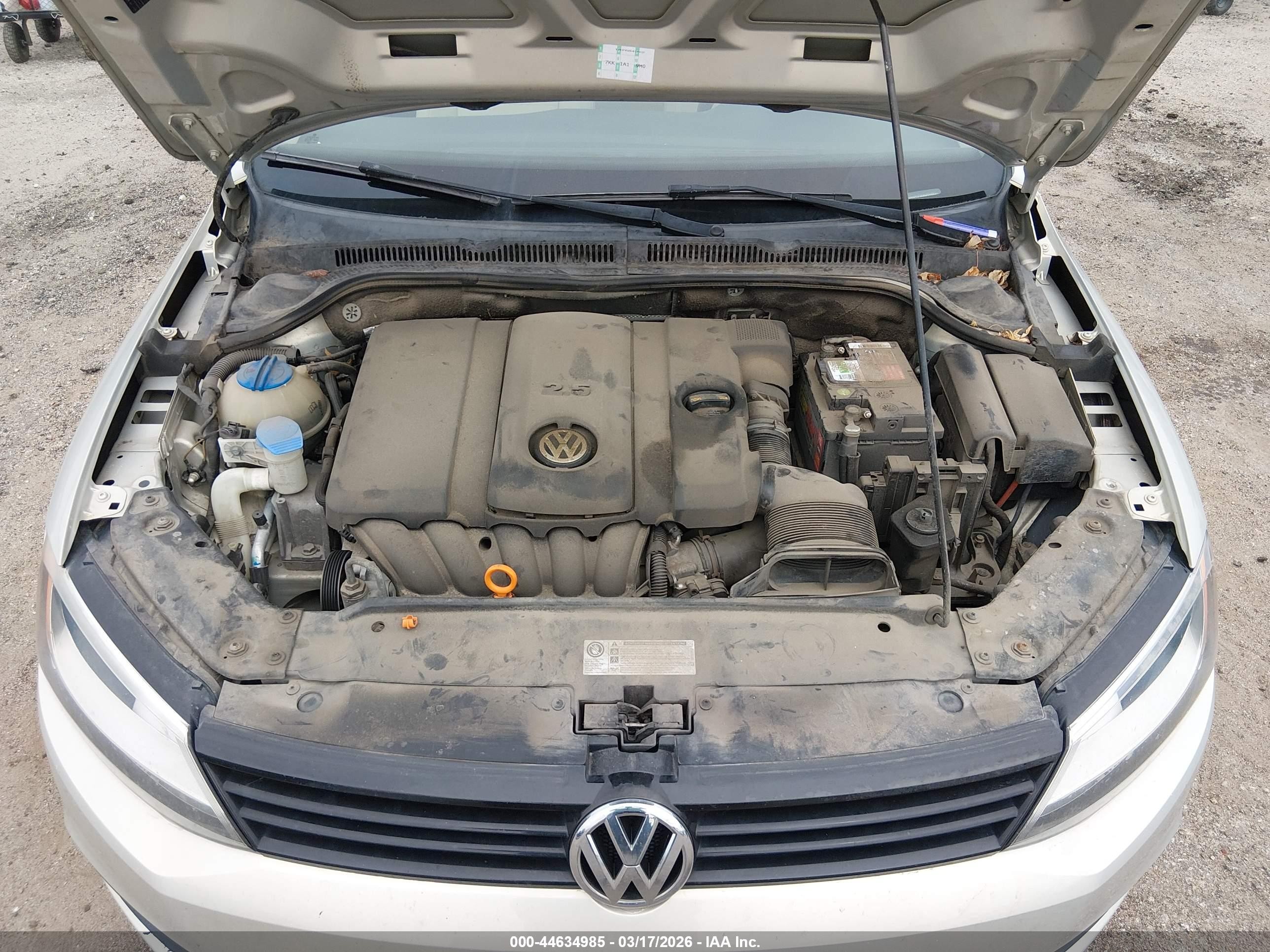2011 Volkswagen Jetta 2.5l Se Gray vin: 3VWDX7AJ6BM378849