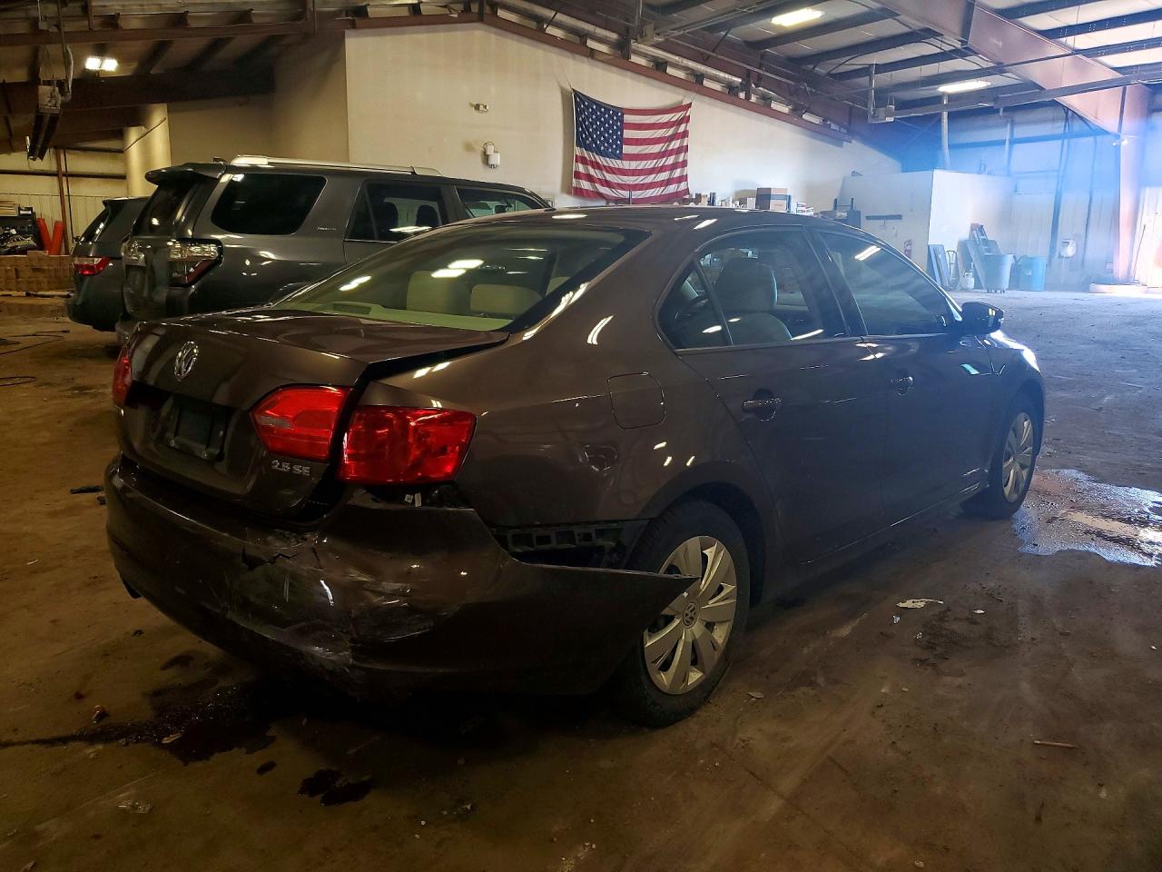 2011 Volkswagen Jetta Se Brown vin: 3VWDX7AJ6BM384778