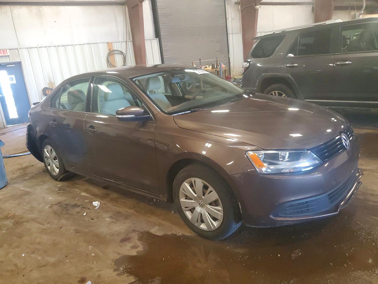2011 Volkswagen Jetta Se Brown vin: 3VWDX7AJ6BM384778