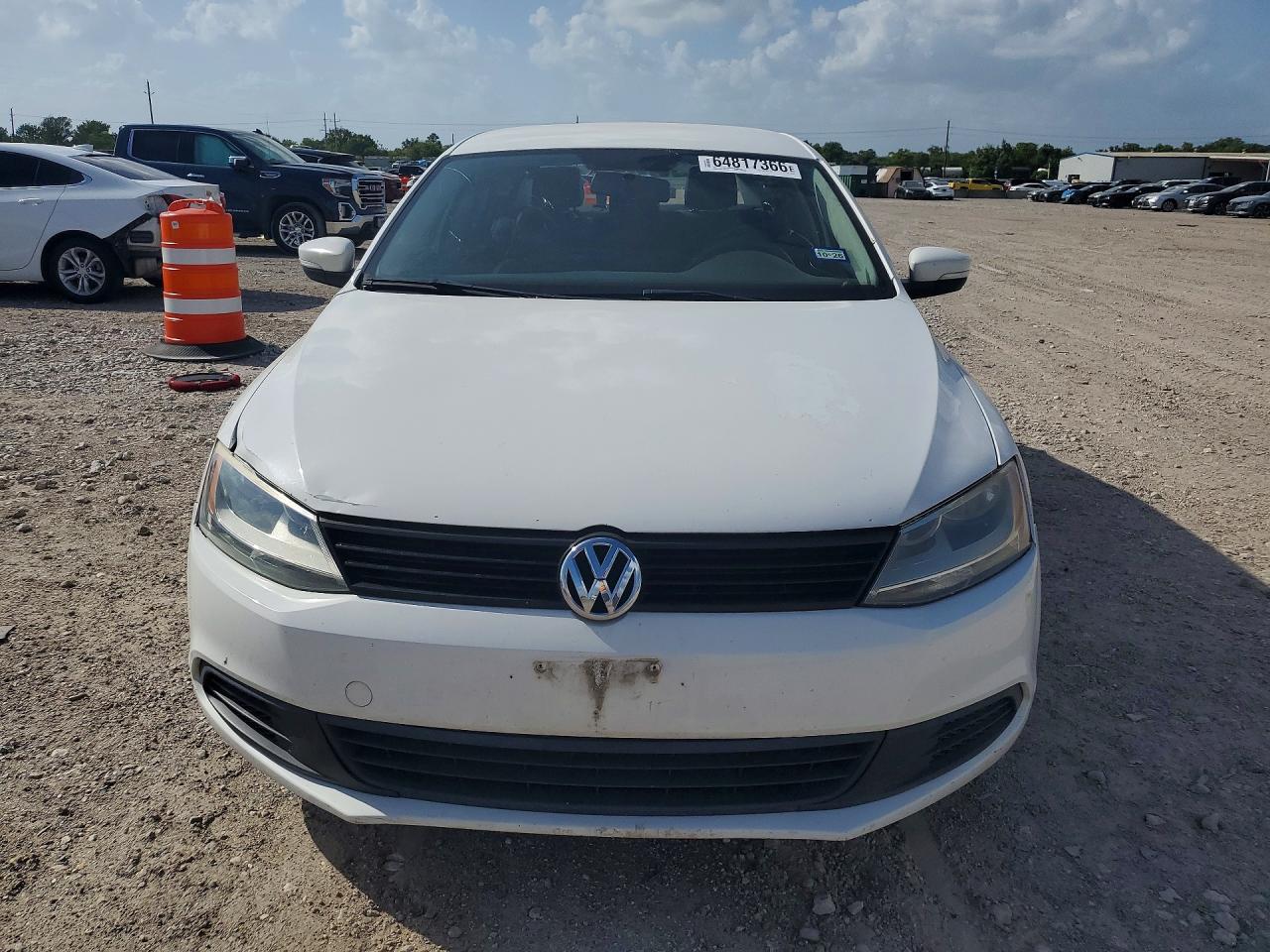 2012 Volkswagen Jetta Se Белый vin: 3VWDX7AJ6CM323514