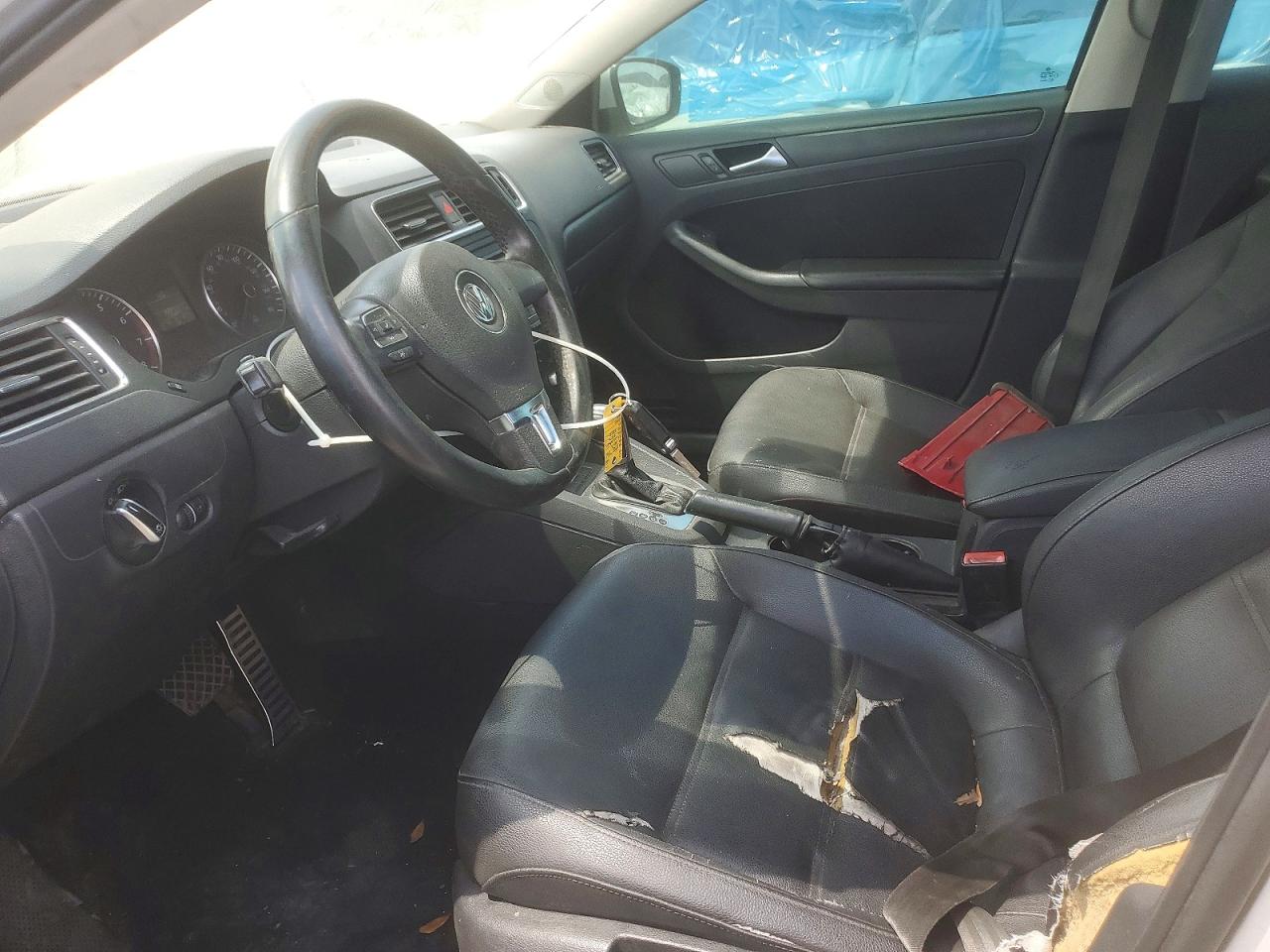 2012 Volkswagen Jetta Se Белый vin: 3VWDX7AJ6CM323514