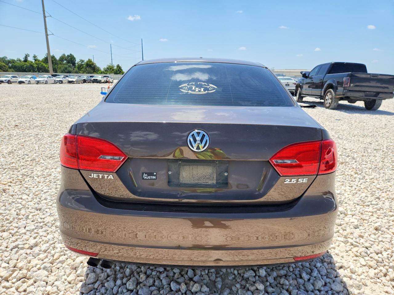 2012 Volkswagen Jetta Se Brown vin: 3VWDX7AJ6CM326042