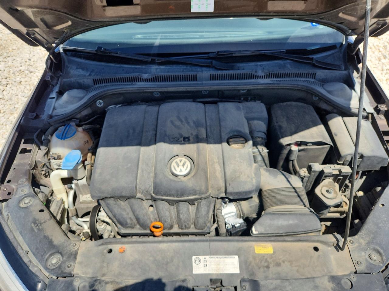 2012 Volkswagen Jetta Se Brown vin: 3VWDX7AJ6CM326042