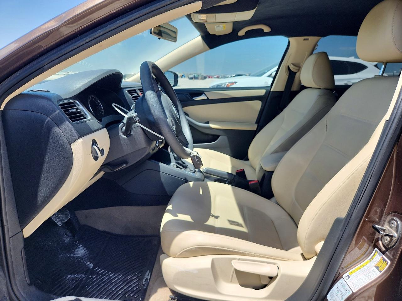 2012 Volkswagen Jetta Se Brown vin: 3VWDX7AJ6CM326042