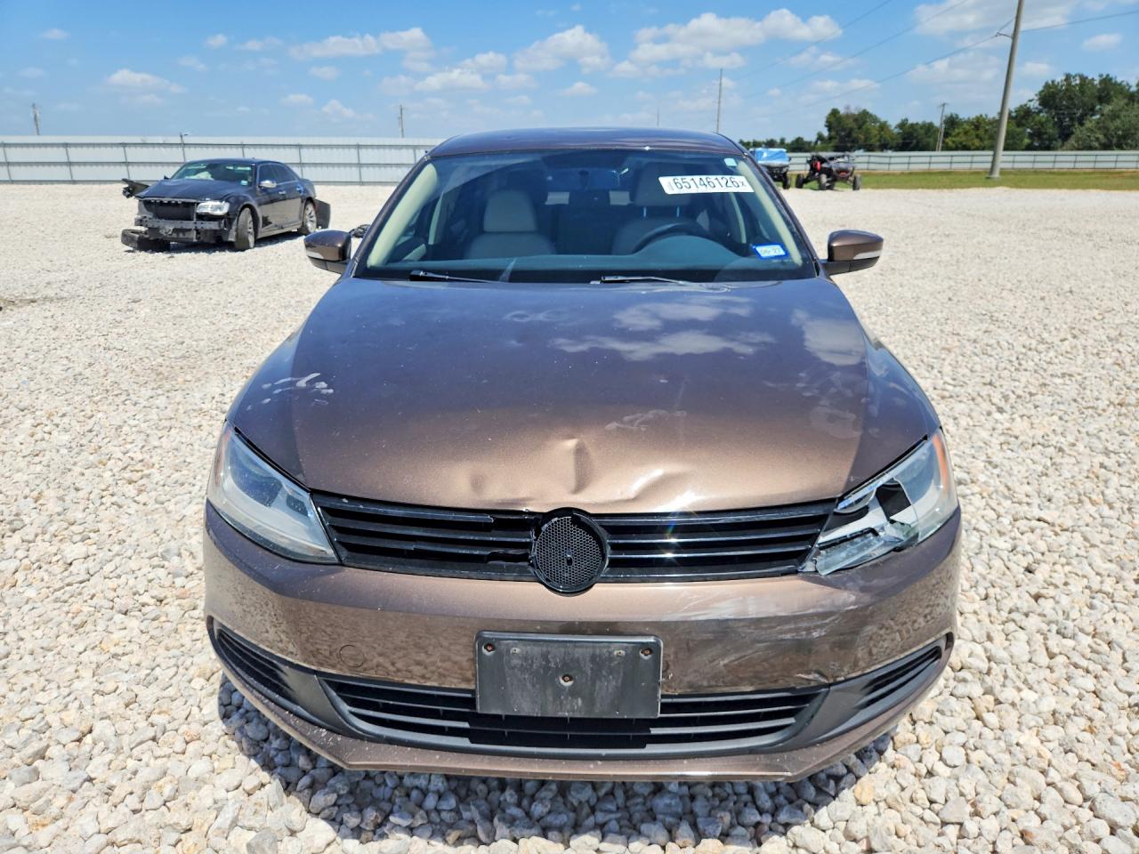 2012 Volkswagen Jetta Se Brown vin: 3VWDX7AJ6CM326042