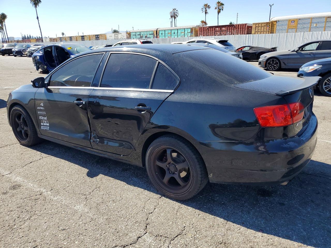 2013 Volkswagen Jetta Se Black vin: 3VWDX7AJ6DM359169
