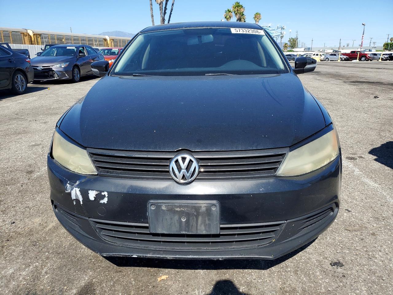 2013 Volkswagen Jetta Se Black vin: 3VWDX7AJ6DM359169