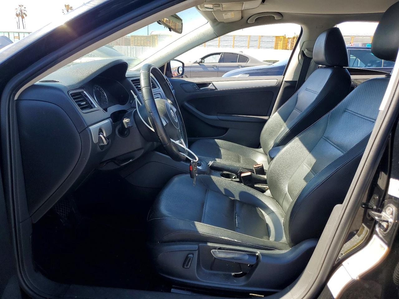 2013 Volkswagen Jetta Se Black vin: 3VWDX7AJ6DM359169