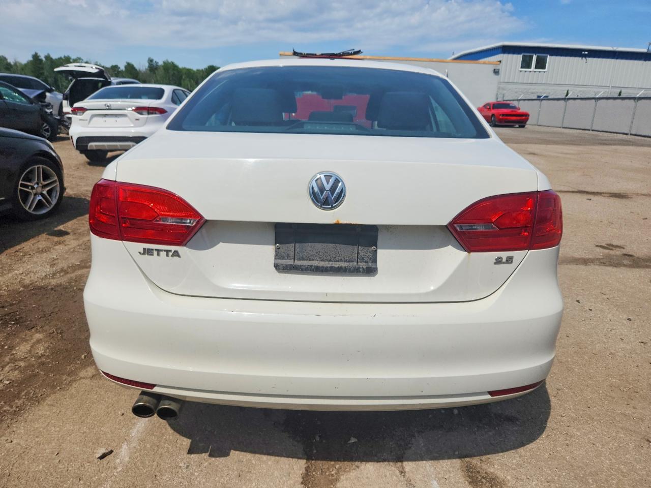 2013 Volkswagen Jetta Se White vin: 3VWDX7AJ6DM435425