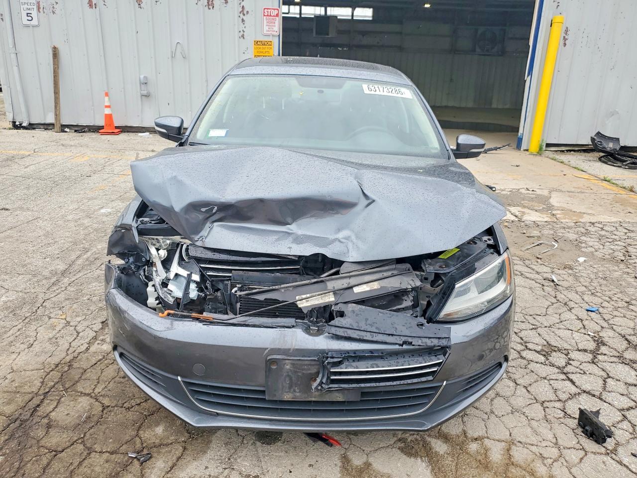 2013 Volkswagen Jetta Se Gray vin: 3VWDX7AJ6DM455545