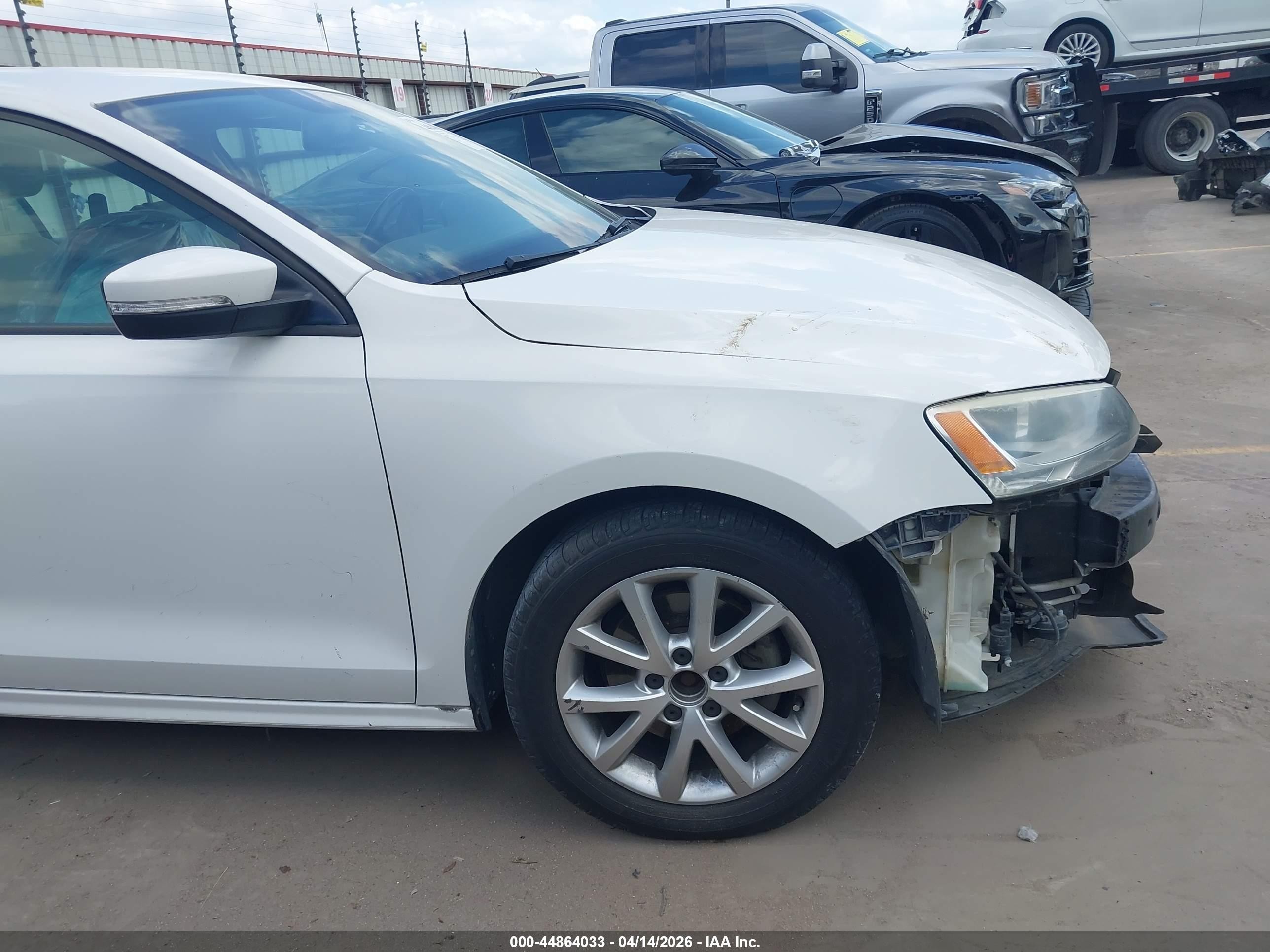 2012 Volkswagen Jetta 2.5l Se White vin: 3VWDX7AJ7CM064726