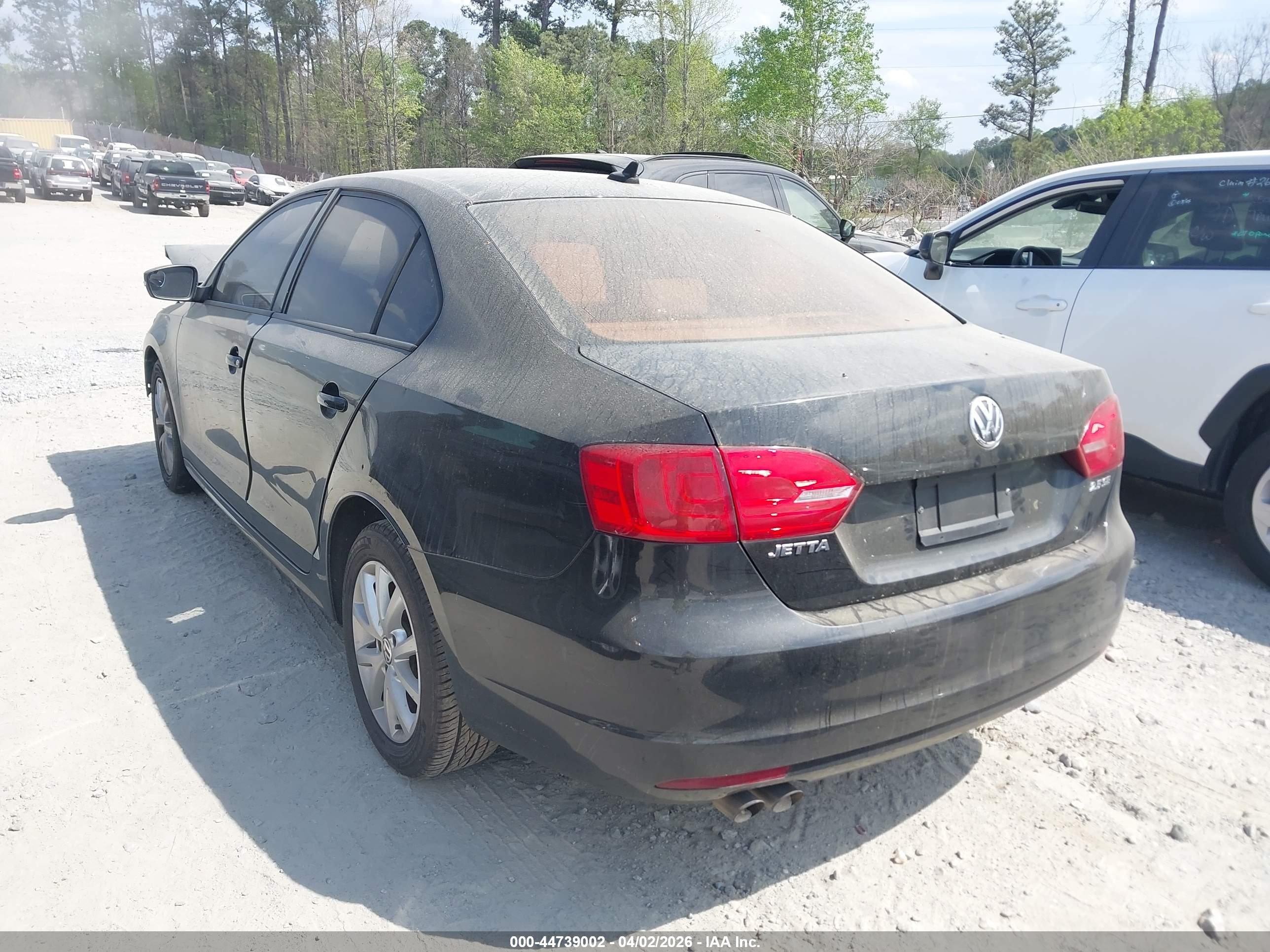 2012 Volkswagen Jetta 2.5l Se Black vin: 3VWDX7AJ7CM078240
