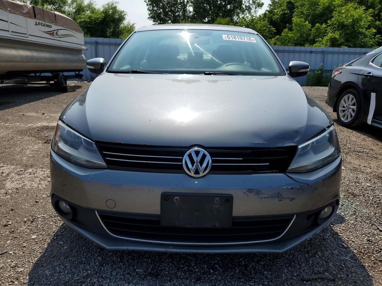 2012 Volkswagen Jetta Se Серый vin: 3VWDX7AJ7CM302252