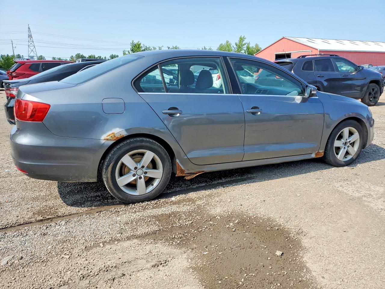 2012 Volkswagen Jetta Se Серый vin: 3VWDX7AJ7CM302252