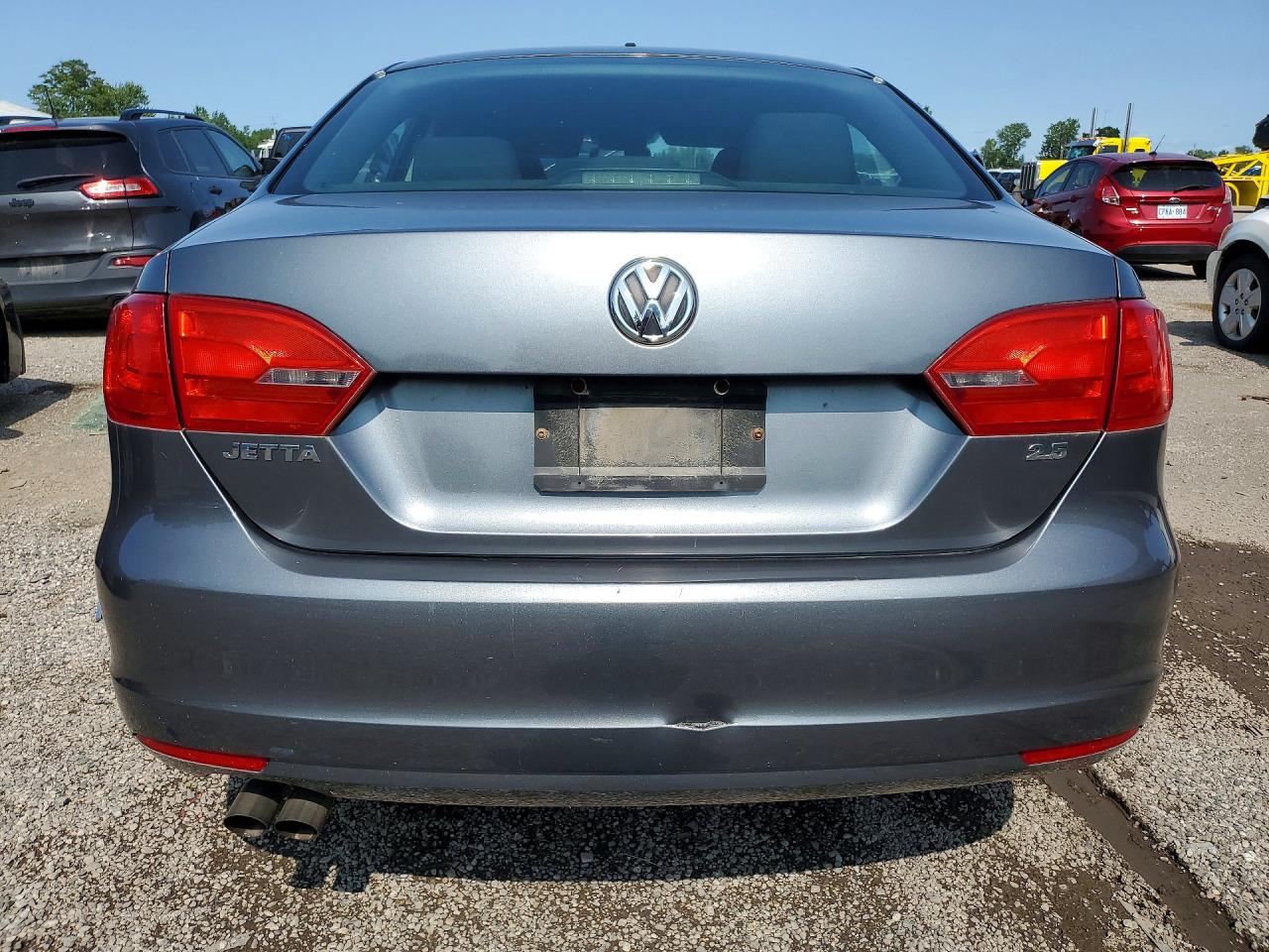 2012 Volkswagen Jetta Se Серый vin: 3VWDX7AJ7CM302252