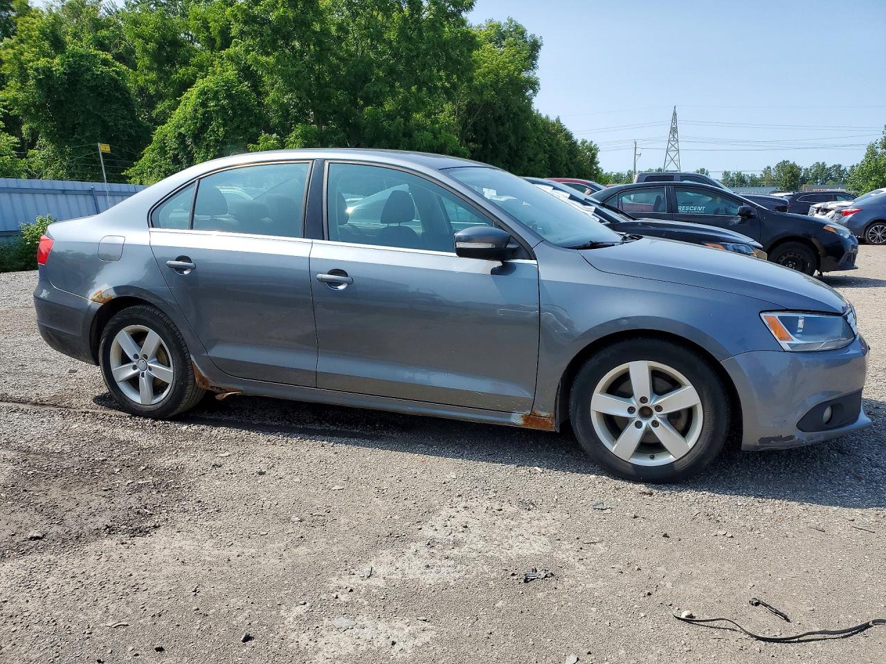 2012 Volkswagen Jetta Se Серый vin: 3VWDX7AJ7CM302252