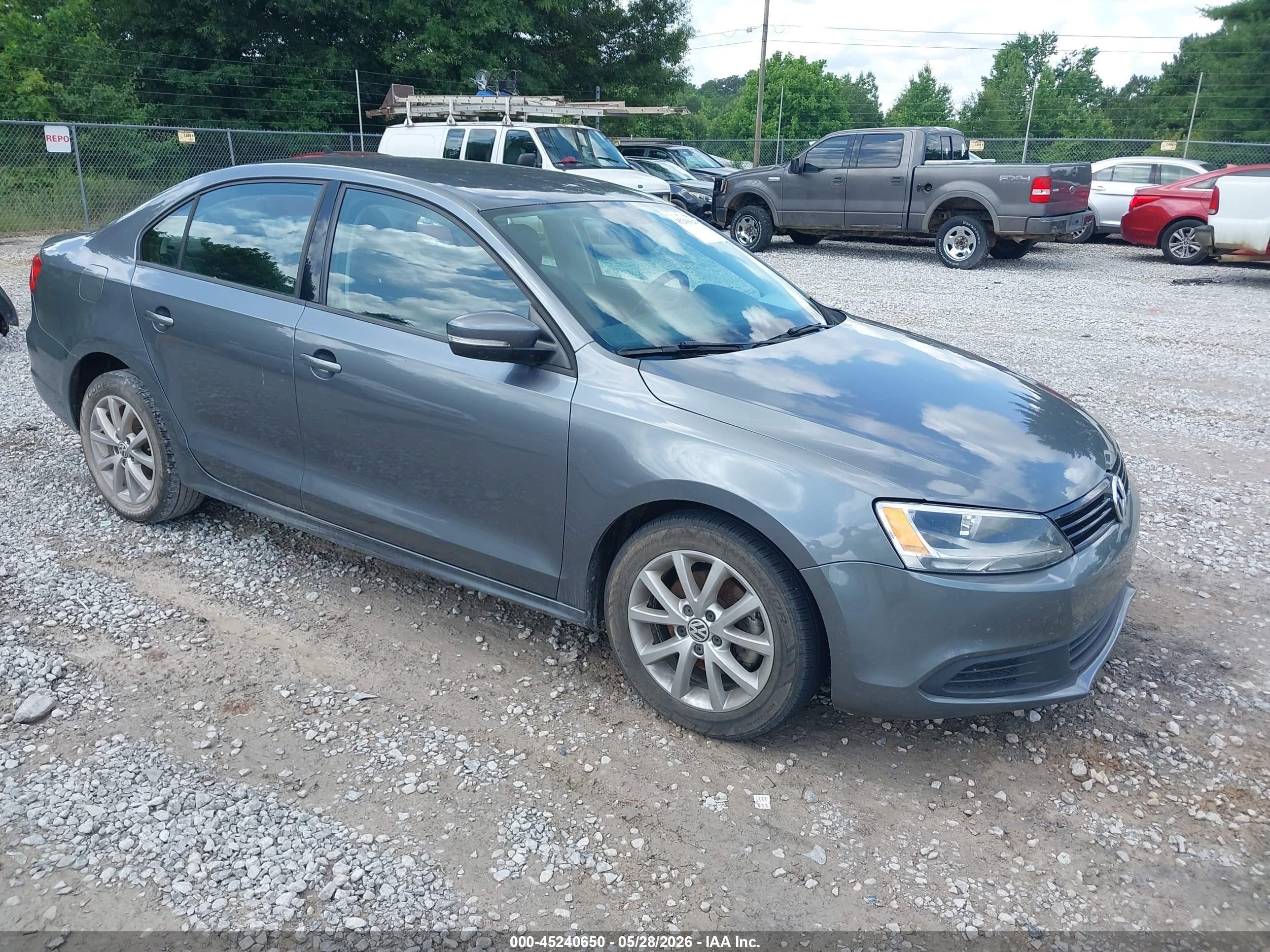 2012 Volkswagen Jetta 2.5l Se Серый vin: 3VWDX7AJ7CM417062
