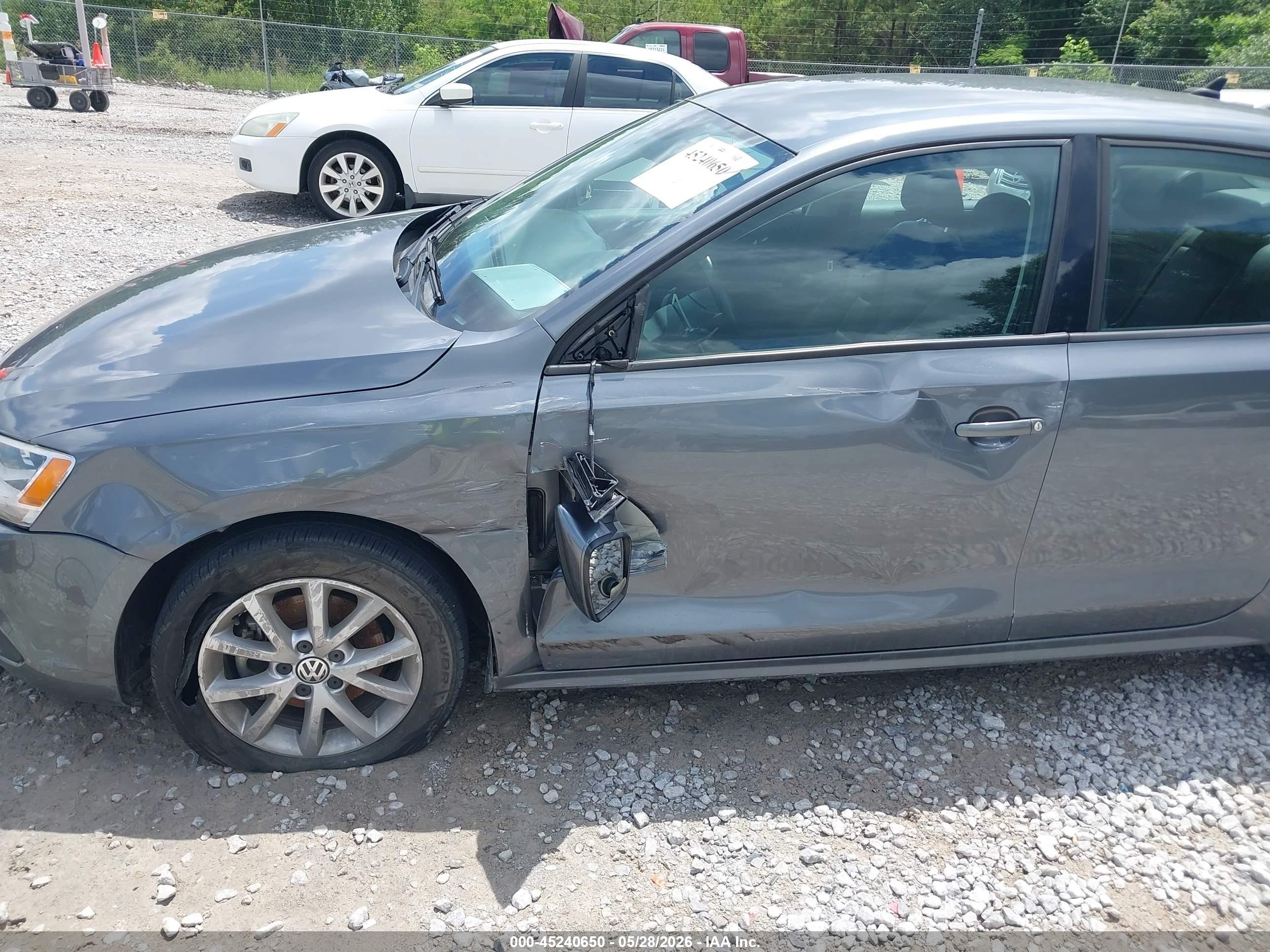 2012 Volkswagen Jetta 2.5l Se Серый vin: 3VWDX7AJ7CM417062