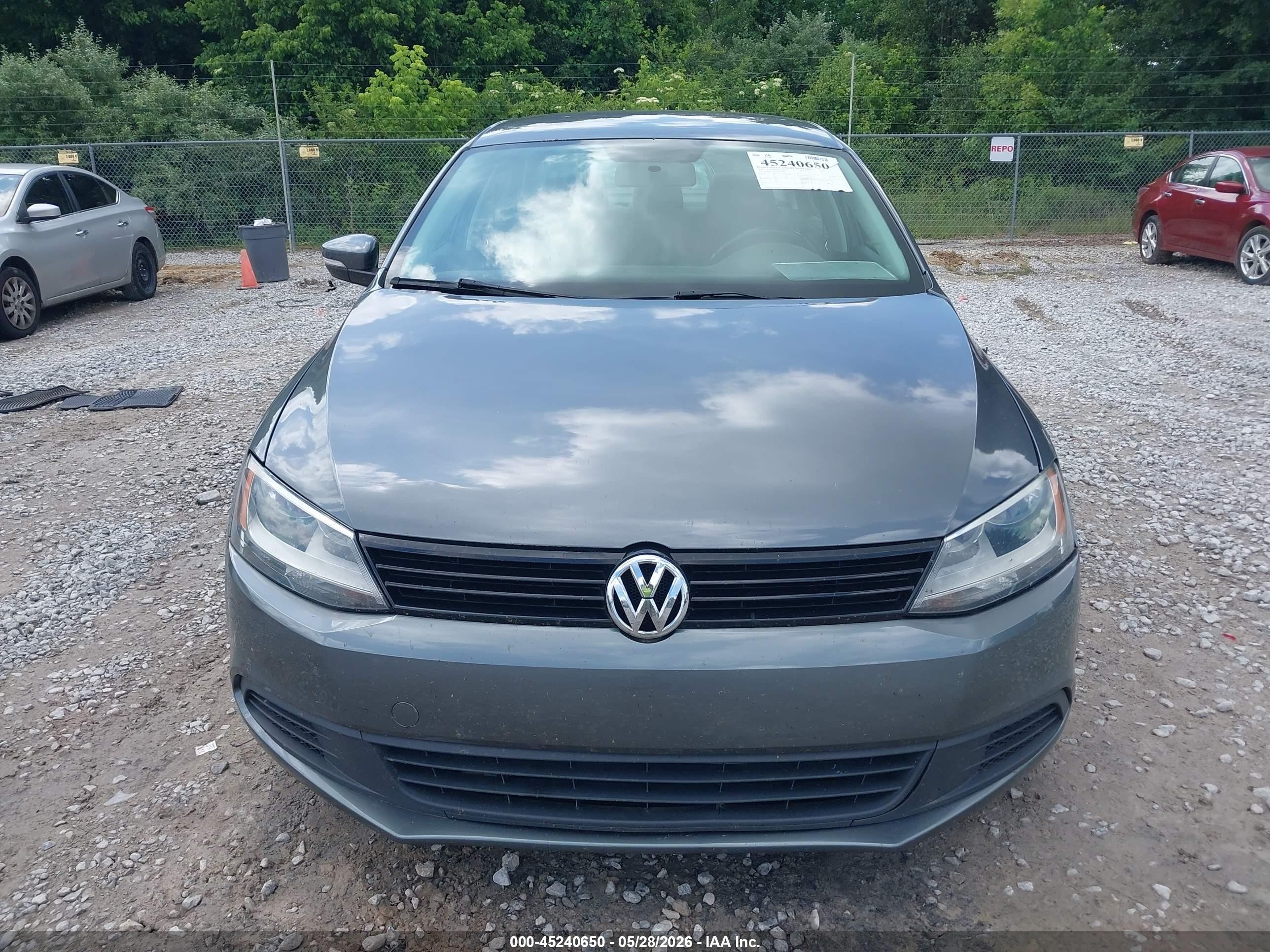 2012 Volkswagen Jetta 2.5l Se Серый vin: 3VWDX7AJ7CM417062