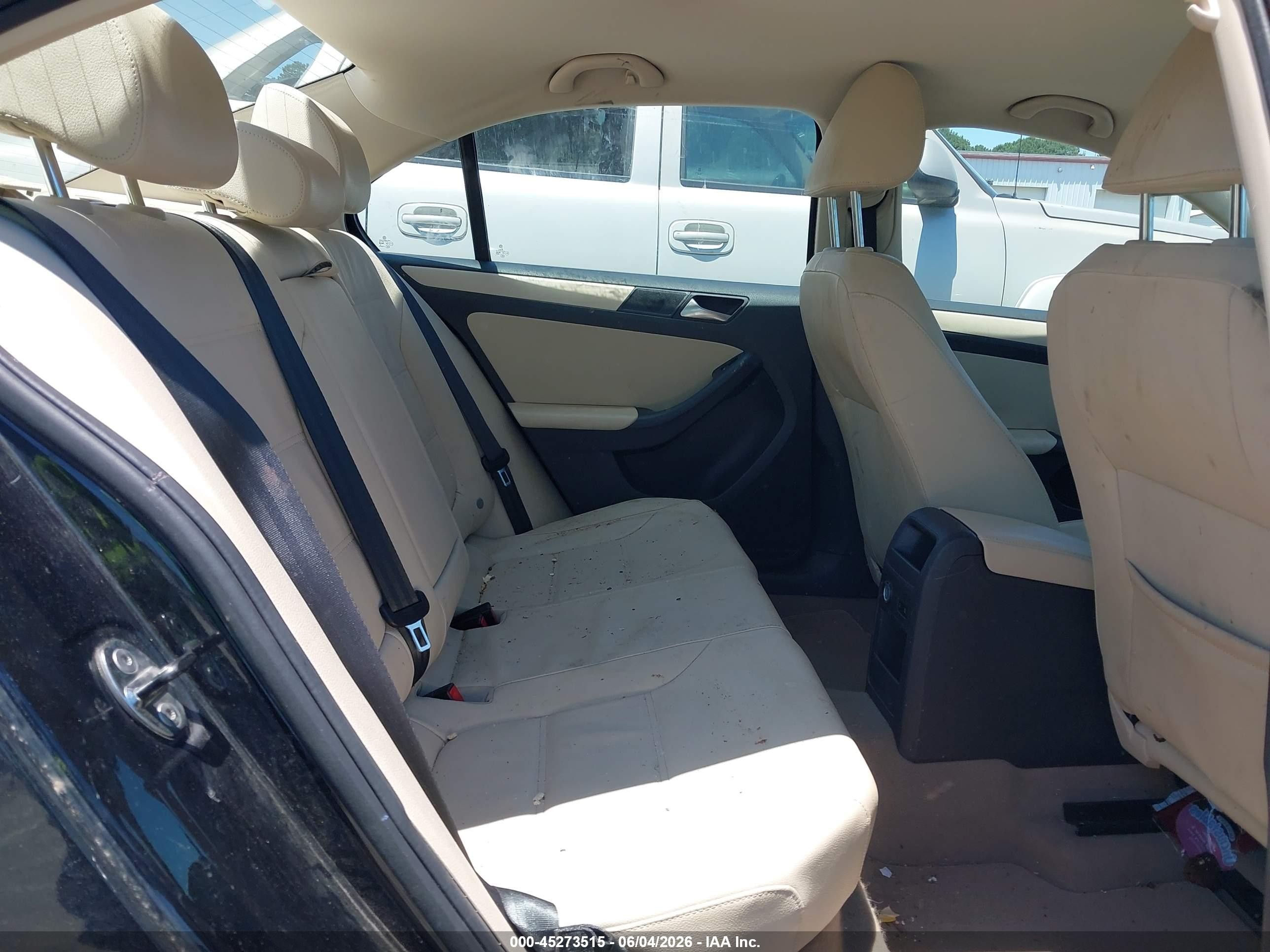 2012 Volkswagen Jetta 2.5l Se Black vin: 3VWDX7AJ7CM421256