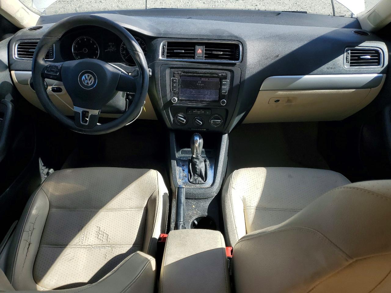 2013 Volkswagen Jetta Se White vin: 3VWDX7AJ7DM422747