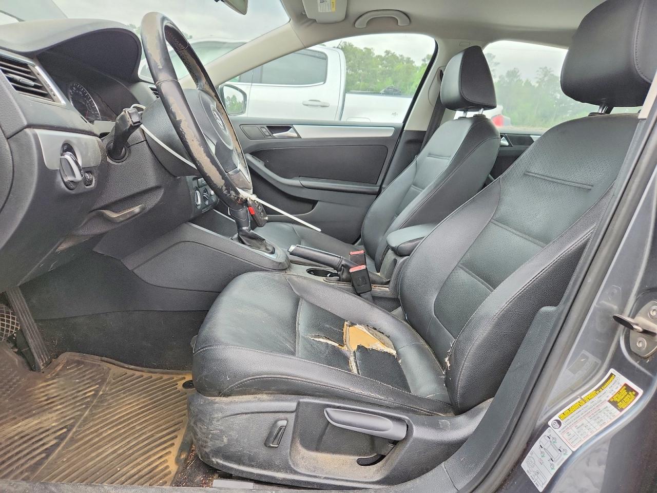 2013 Volkswagen Jetta Se Gray vin: 3VWDX7AJ7DM424093