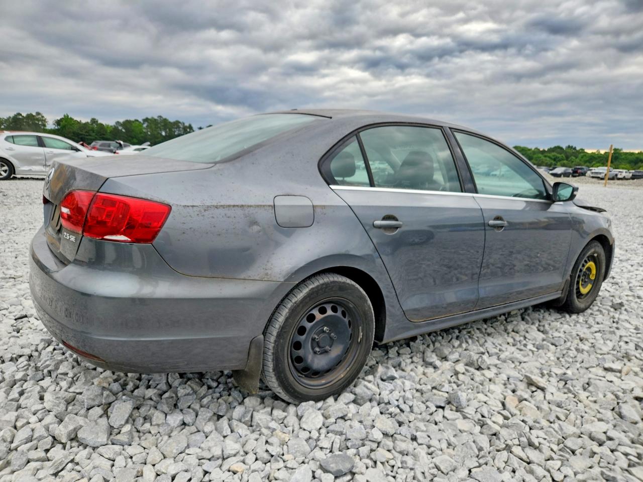 2013 Volkswagen Jetta Se Gray vin: 3VWDX7AJ7DM424093