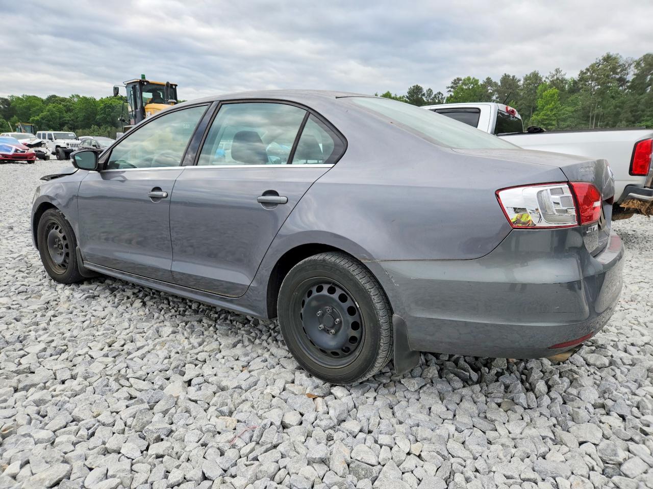 2013 Volkswagen Jetta Se Gray vin: 3VWDX7AJ7DM424093