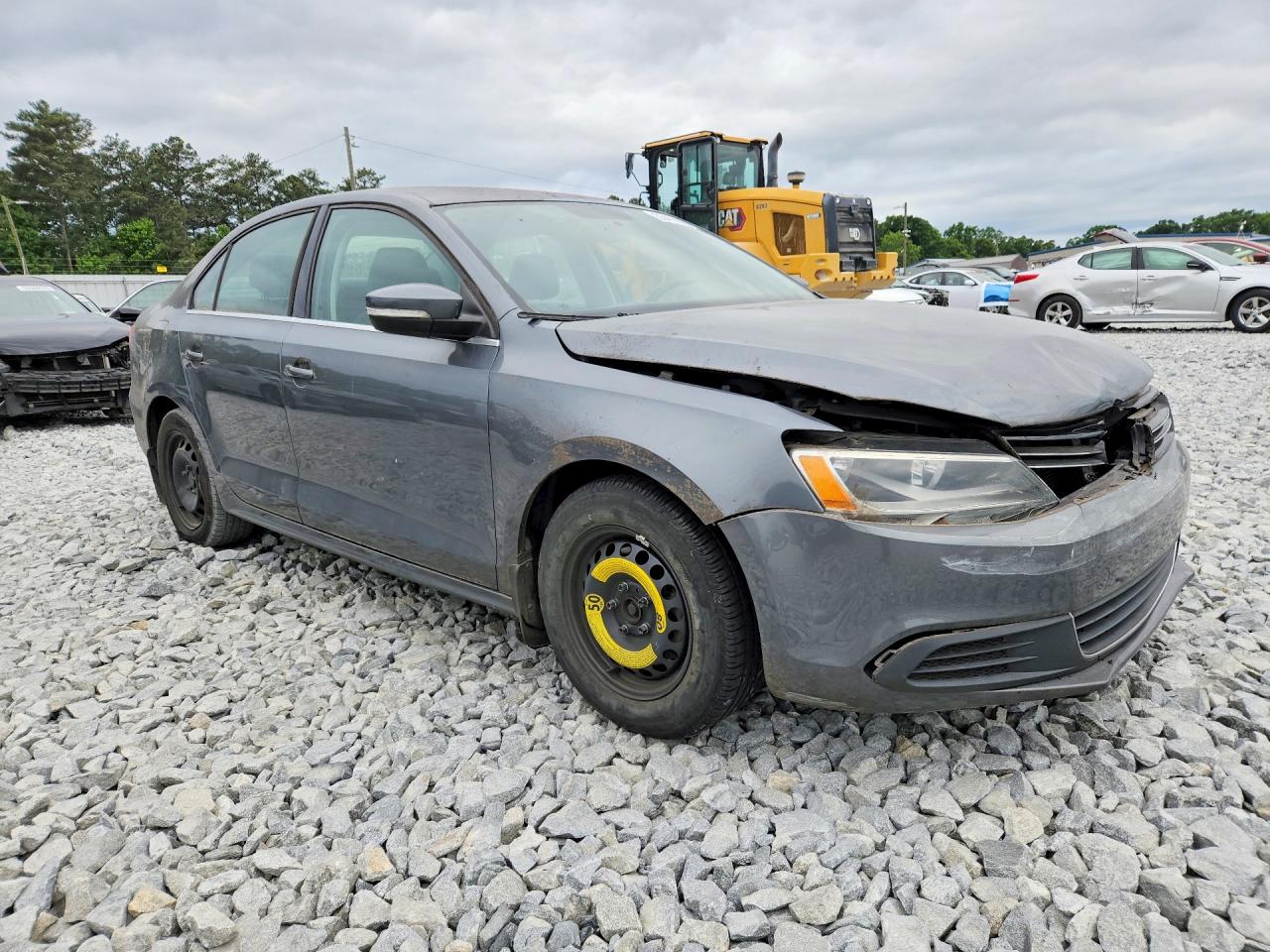 2013 Volkswagen Jetta Se Gray vin: 3VWDX7AJ7DM424093