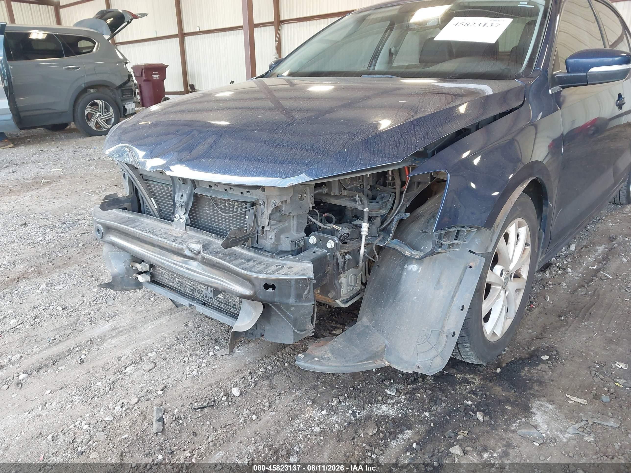 2013 Volkswagen Jetta 2.5l Se Blue vin: 3VWDX7AJ7DM426037