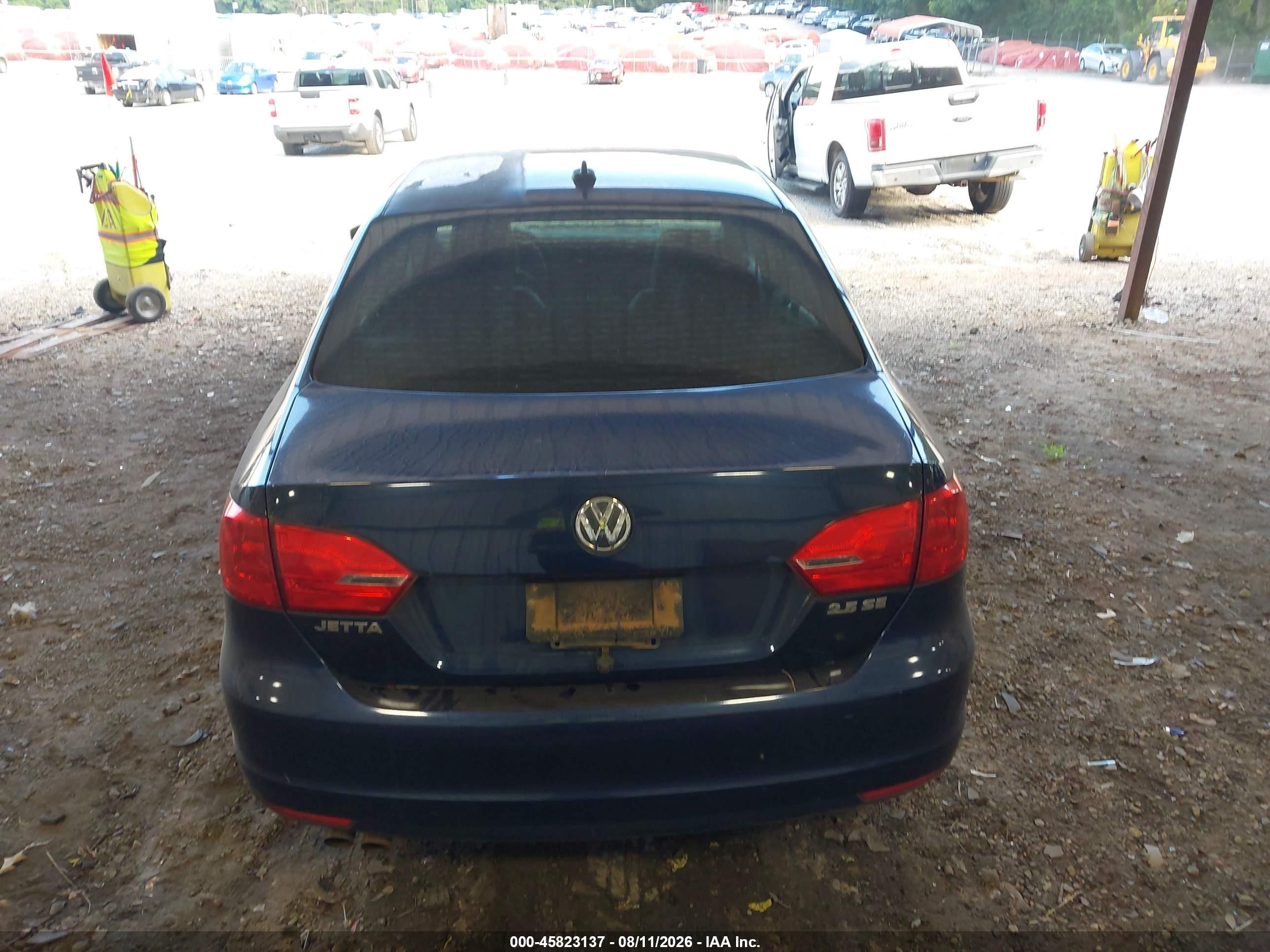 2013 Volkswagen Jetta 2.5l Se Blue vin: 3VWDX7AJ7DM426037
