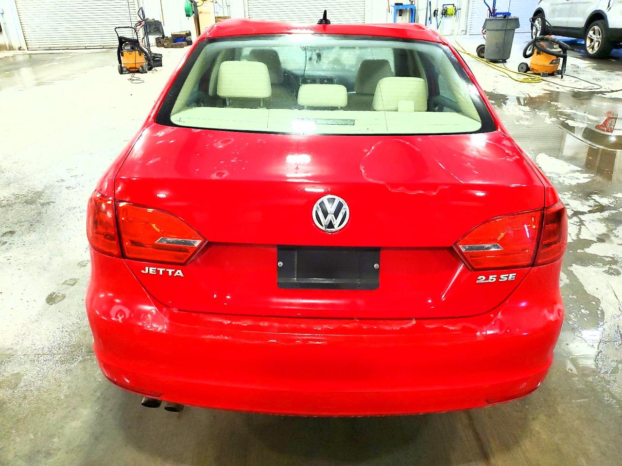 2013 Volkswagen Jetta Se Red vin: 3VWDX7AJ7DM455764