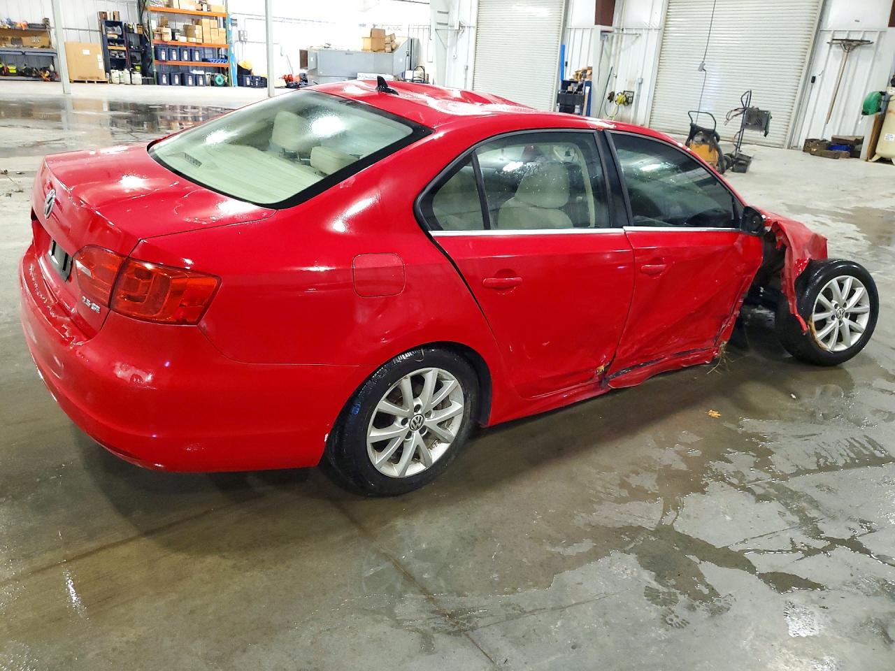 2013 Volkswagen Jetta Se Red vin: 3VWDX7AJ7DM455764