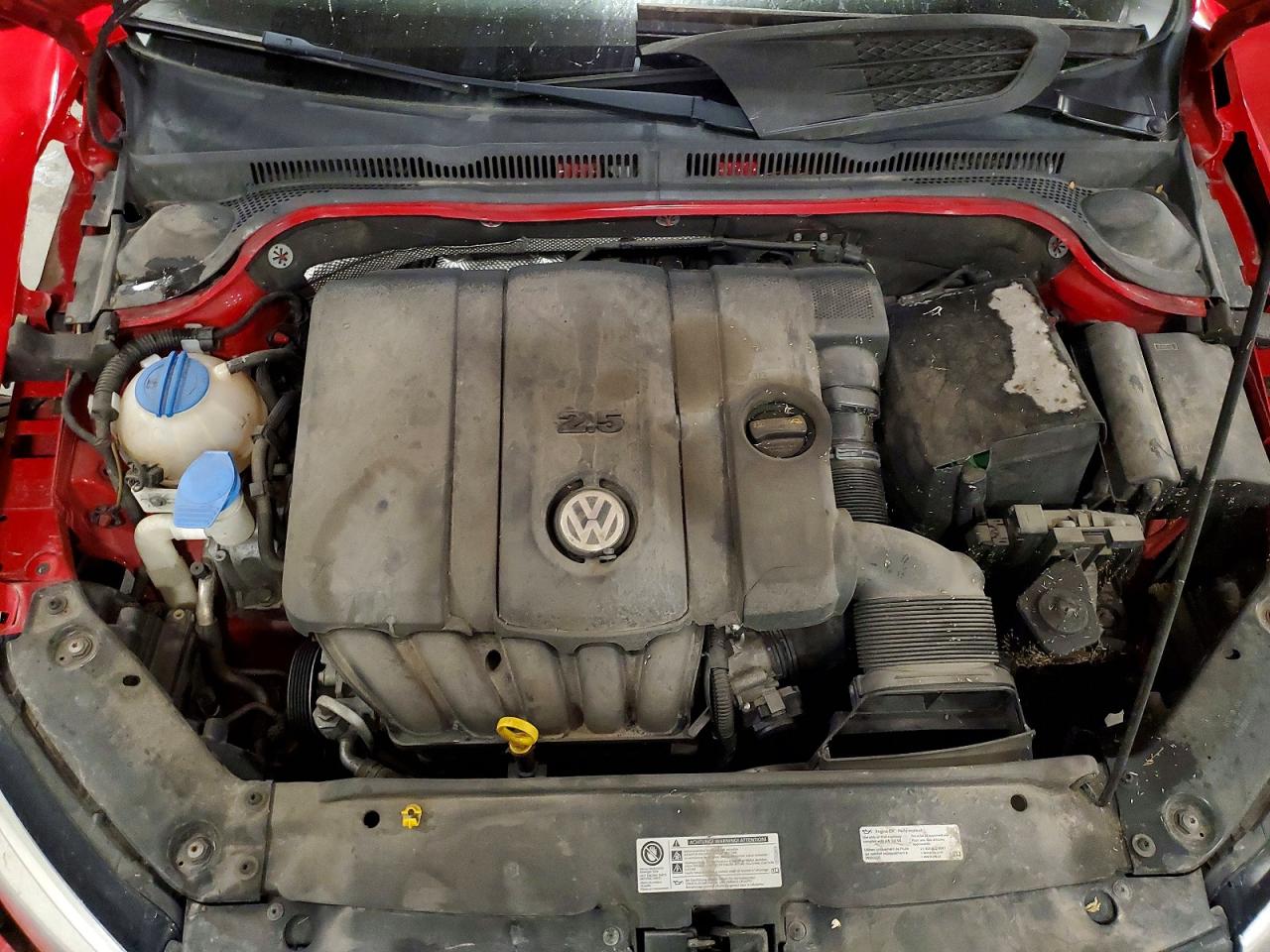 2013 Volkswagen Jetta Se Red vin: 3VWDX7AJ7DM455764