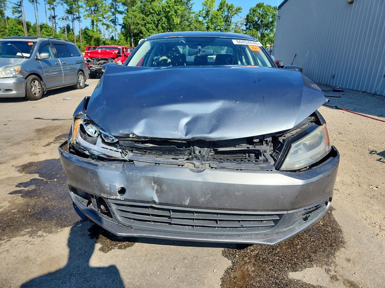 2011 Volkswagen Jetta Se Gray vin: 3VWDX7AJ8BM327191