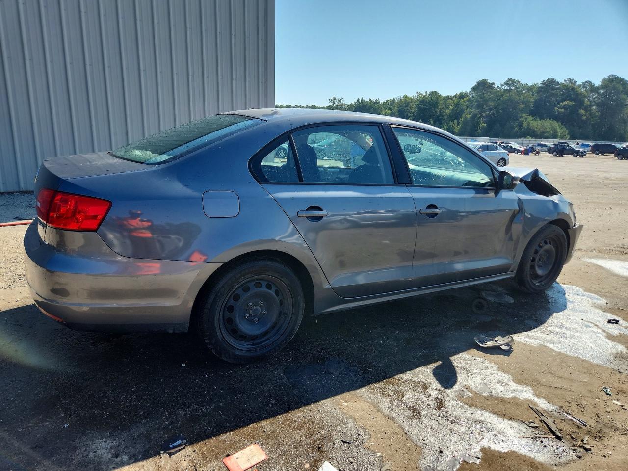 2011 Volkswagen Jetta Se Gray vin: 3VWDX7AJ8BM327191