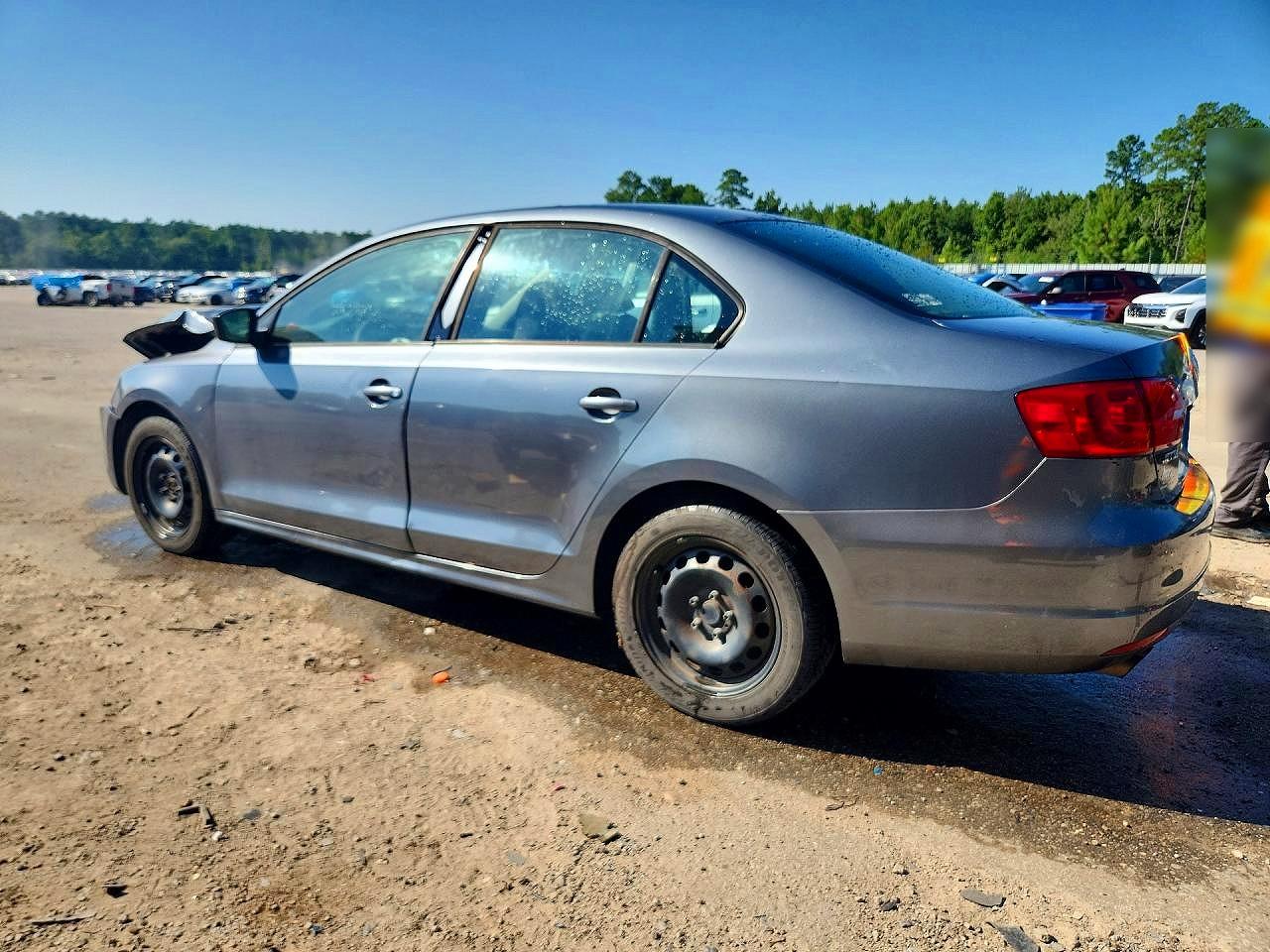 2011 Volkswagen Jetta Se Gray vin: 3VWDX7AJ8BM327191