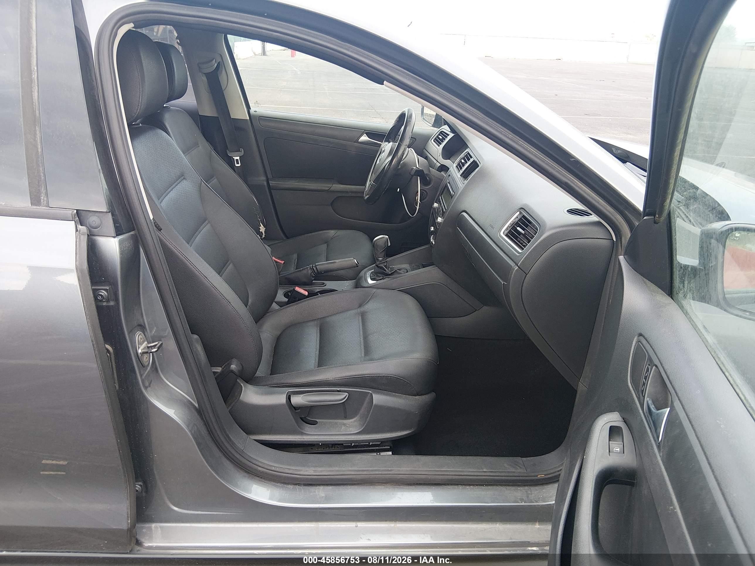 2012 Volkswagen Jetta 2.5l Se Gray vin: 3VWDX7AJ8CM071913