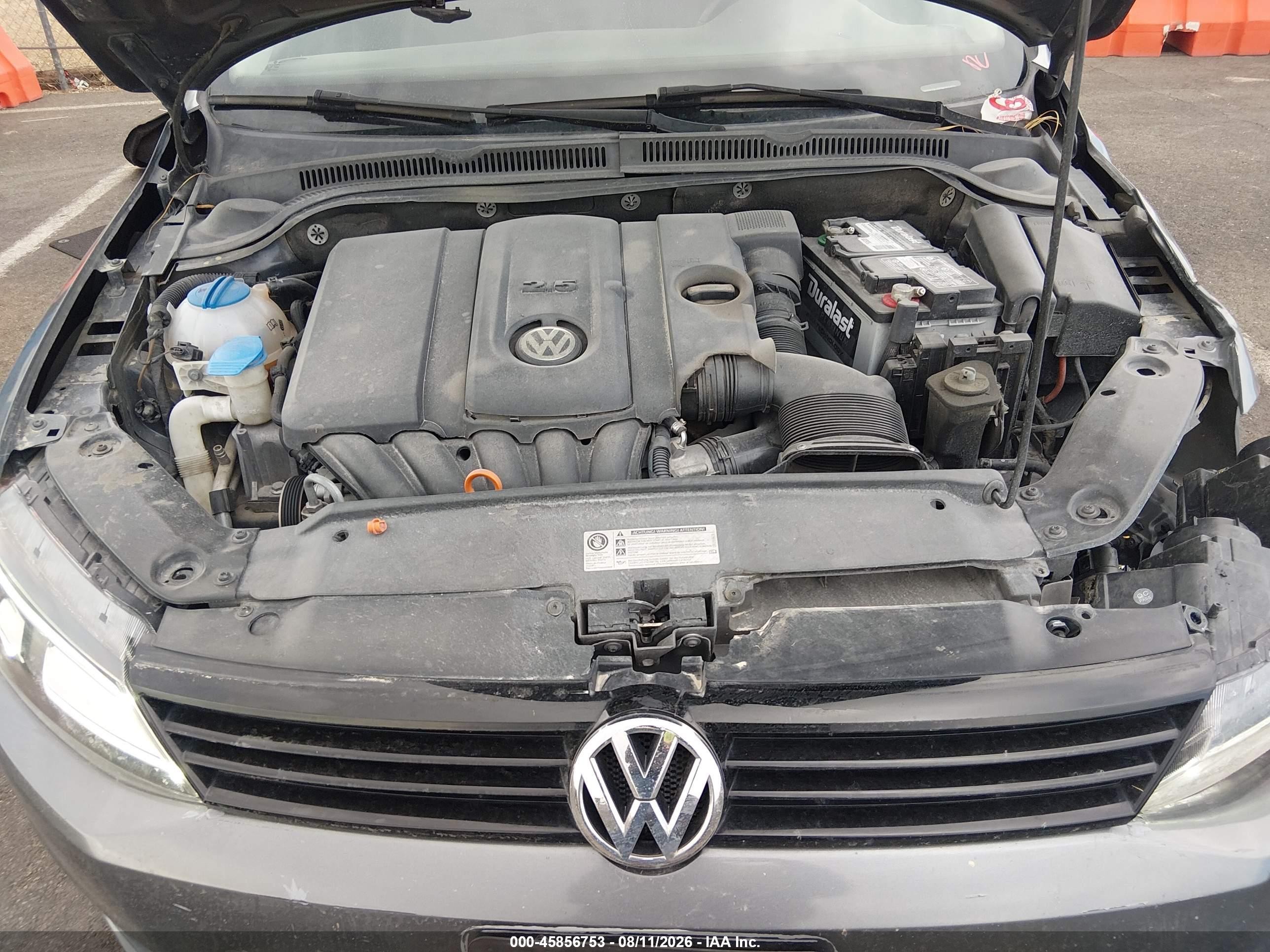 2012 Volkswagen Jetta 2.5l Se Gray vin: 3VWDX7AJ8CM071913