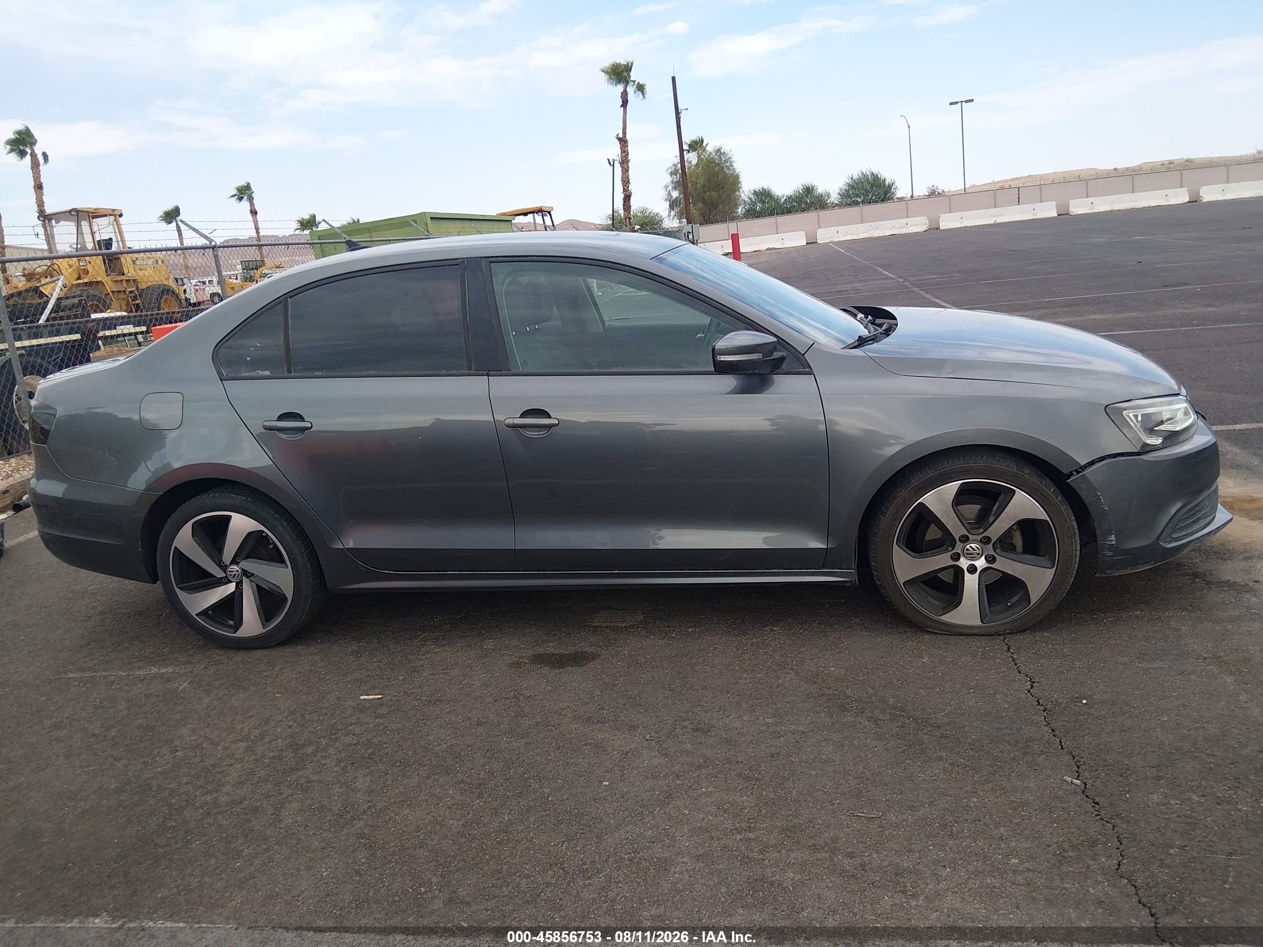 2012 Volkswagen Jetta 2.5l Se Gray vin: 3VWDX7AJ8CM071913